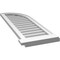 Ekena Millwork Quarter Round Top Right Surface Mount PVC Gable Vent w/ 2"W x 2"P Brickmould Sill Frame, 14"W x 42"H GVPQR14X4203SN - alternate 4
